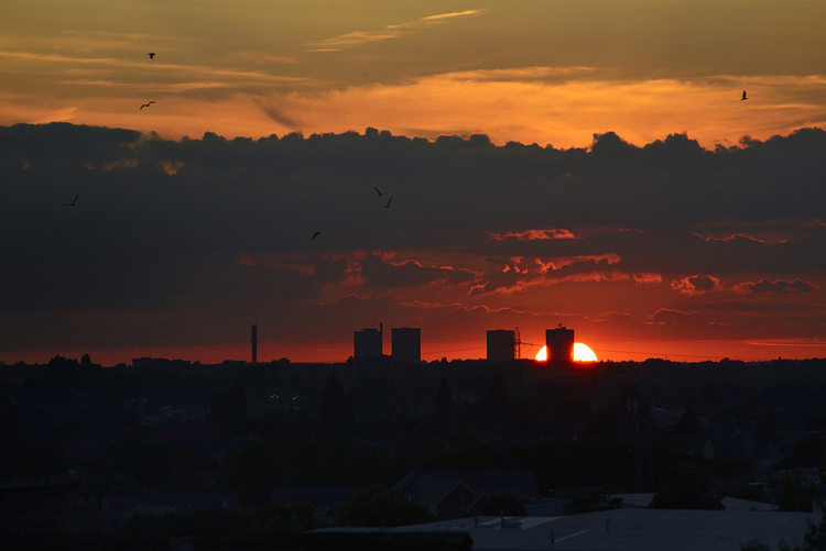 Wednesbury sunset